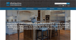 Desktop Screenshot of distinctivewood.com